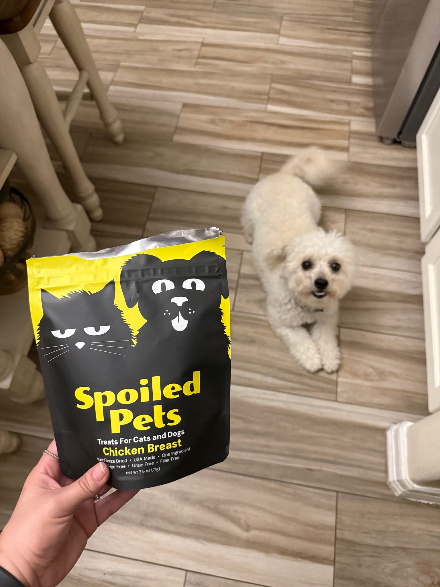 Freeze-Dried Cage-Free Chicken Breast Treats for Cats & Dogs