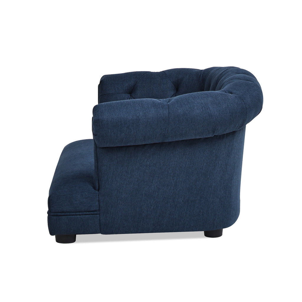 Blue Chesterfield Pet Sofa for Small and Medium Pets