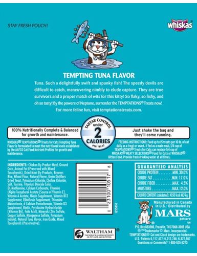 TEMPTATIONS Classic Cat Treats Variety Flavors