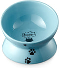 Elevated Ceramic Cat Bowl – Raised, Tilted Design