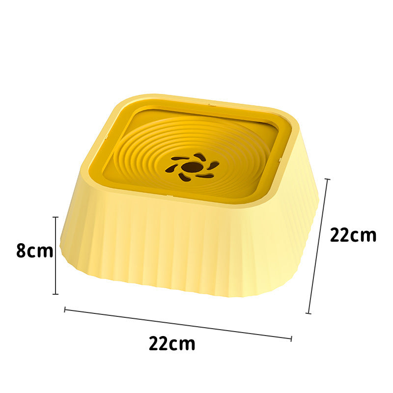 Floating Water Bowl for Pets, 1300ml Anti-Spill Design