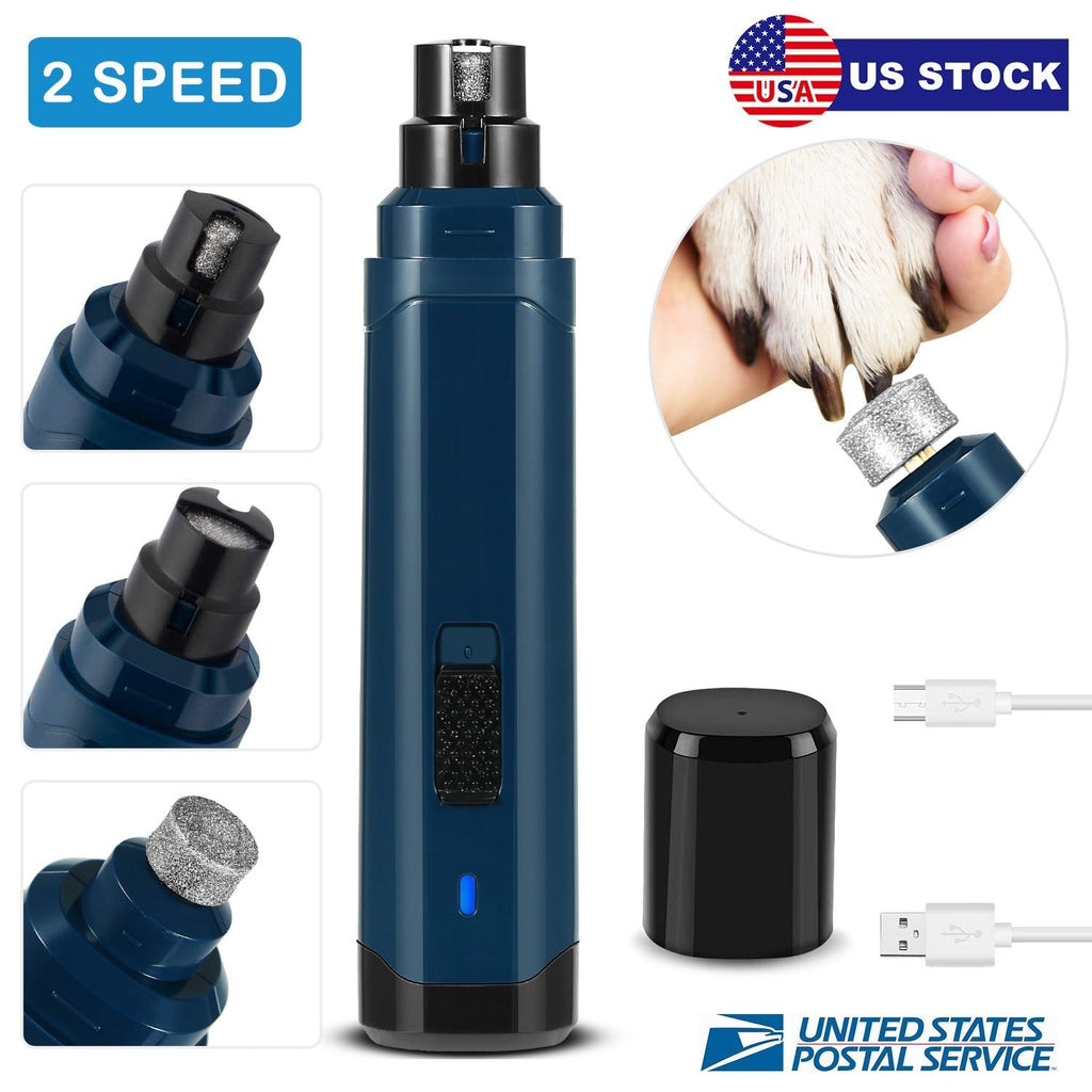 Professional Pet Nail Grinder for Small Pets, USB Rechargeable, Quiet Operation