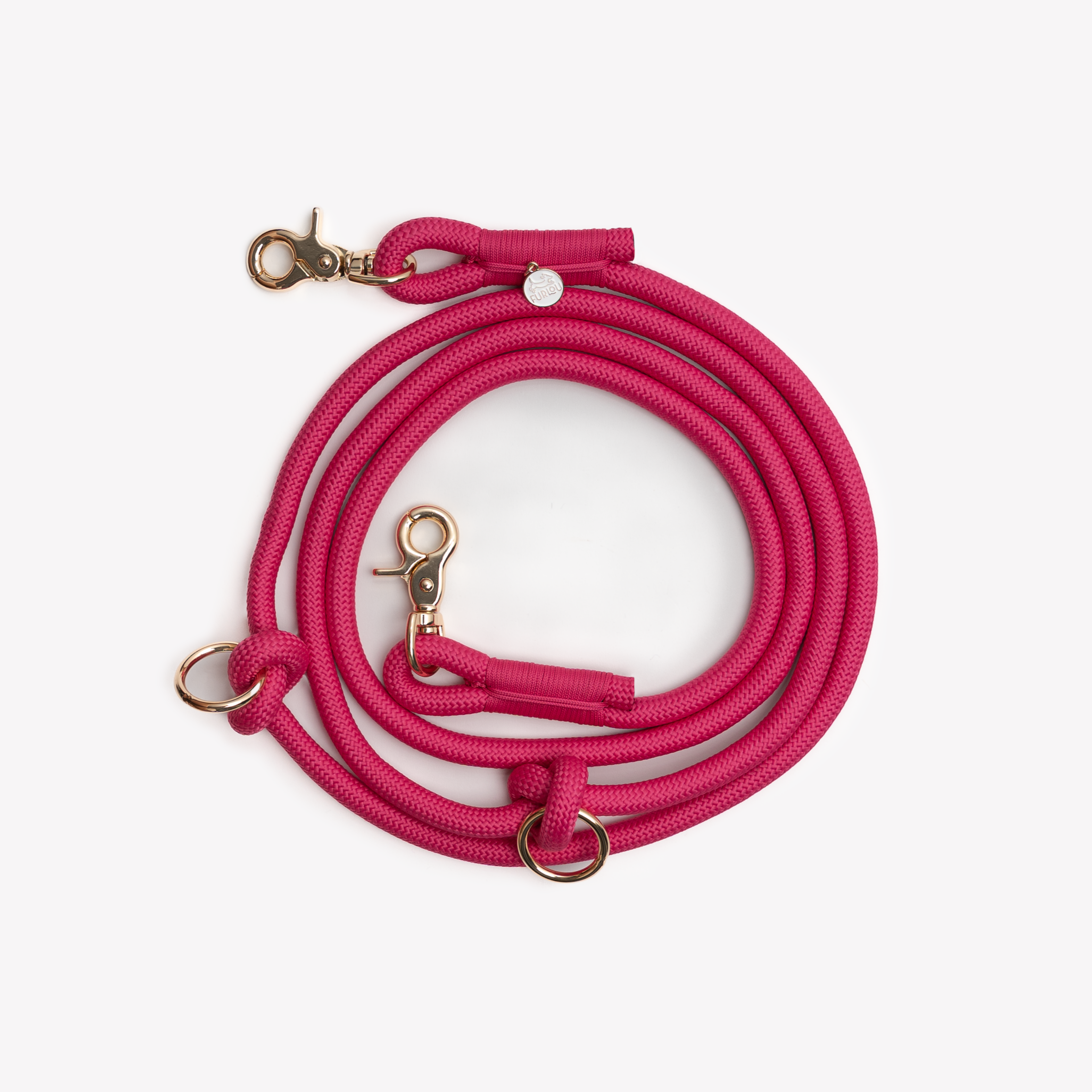 Hands-Free Braided Dog Leash with Adjustable Fit