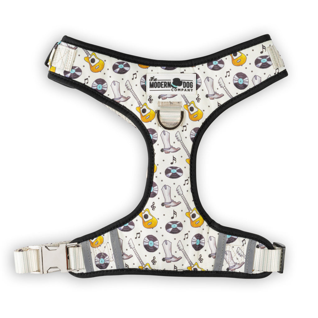 Music City Dog Harness with Adjustable Straps and Double D-Rings