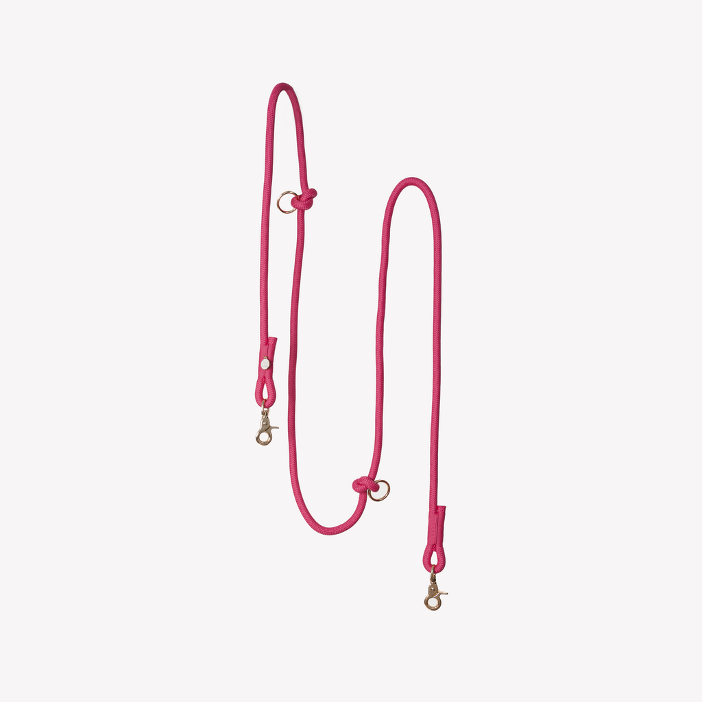 Hands-Free Braided Dog Leash with Adjustable Fit