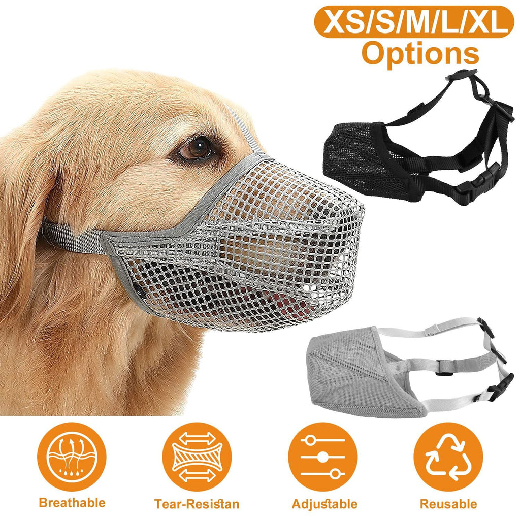 Adjustable Mesh Dog Muzzle for Medium and Large Breeds