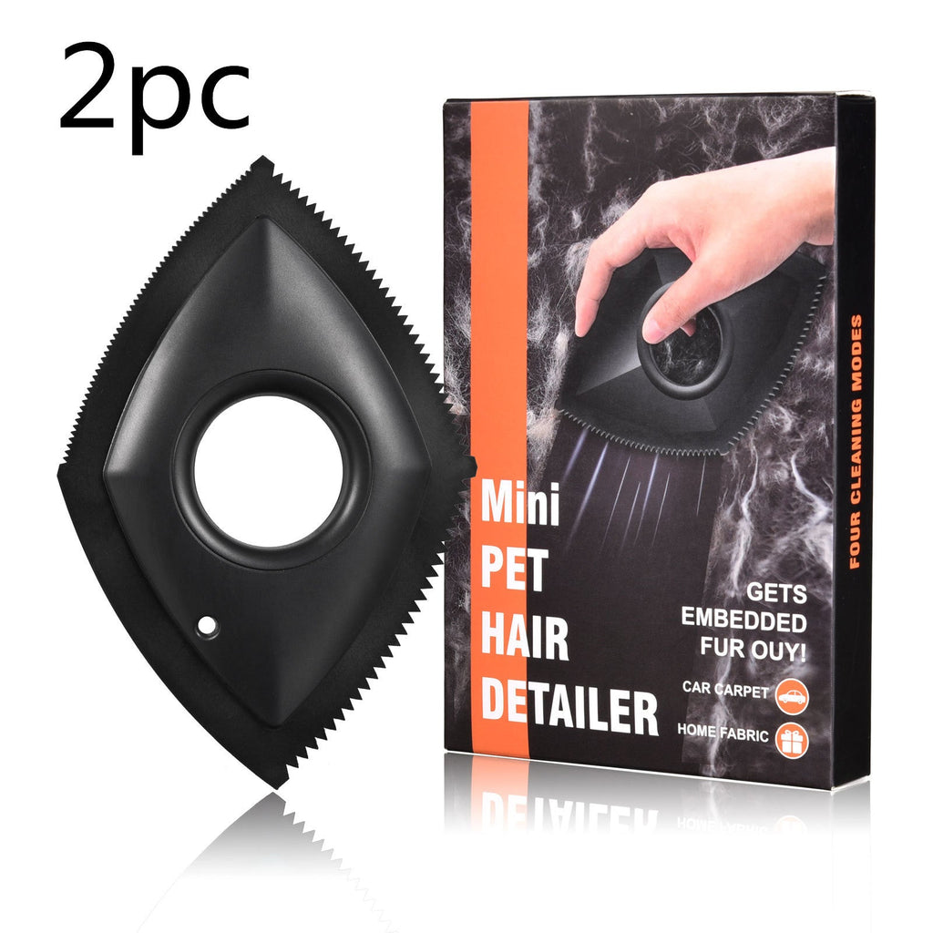 Reusable Pet Hair Remover with Four Cleaning Modes, Black