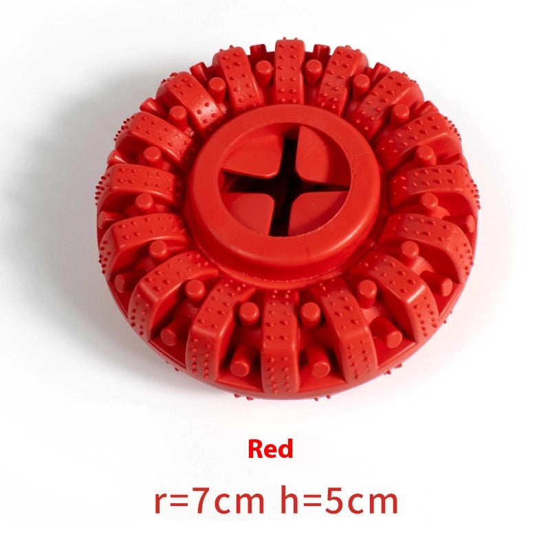Durable TPR Dog Toy, 14 x 5 cm – Black or Red