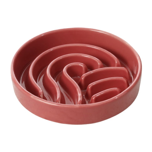 Ceramic Dog Bowl with Non-Slip Base and Optional Wooden Stand