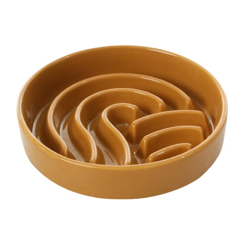 Ceramic Dog Bowl with Non-Slip Base and Optional Wooden Stand
