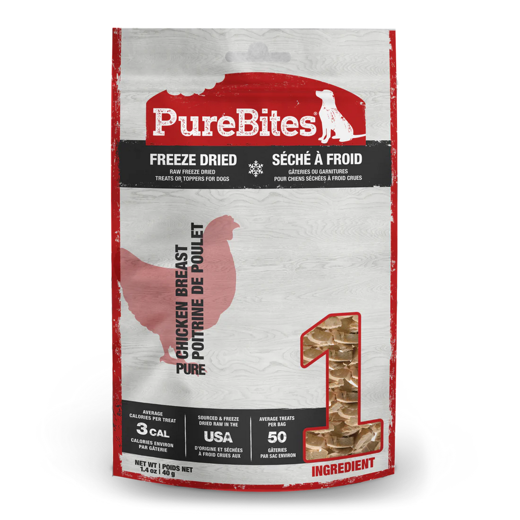 Freeze-Dried Chicken Breast Dog Treats, Single Ingredient, 1.4oz