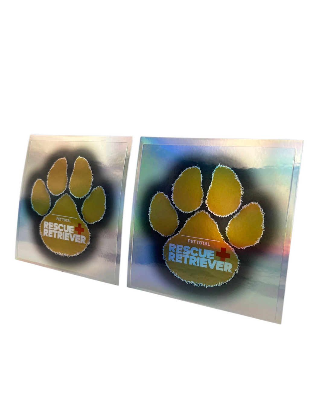 Reflective Pet Alert Stickers for Home Doors and Windows, 2-Pack