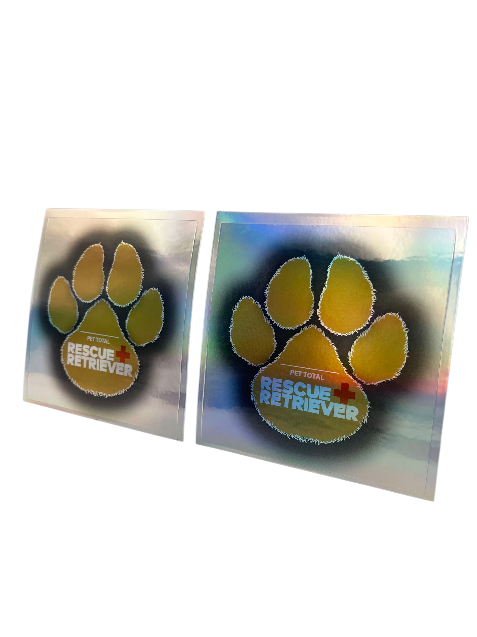 Reflective Pet Alert Stickers for Home Doors and Windows, 2-Pack