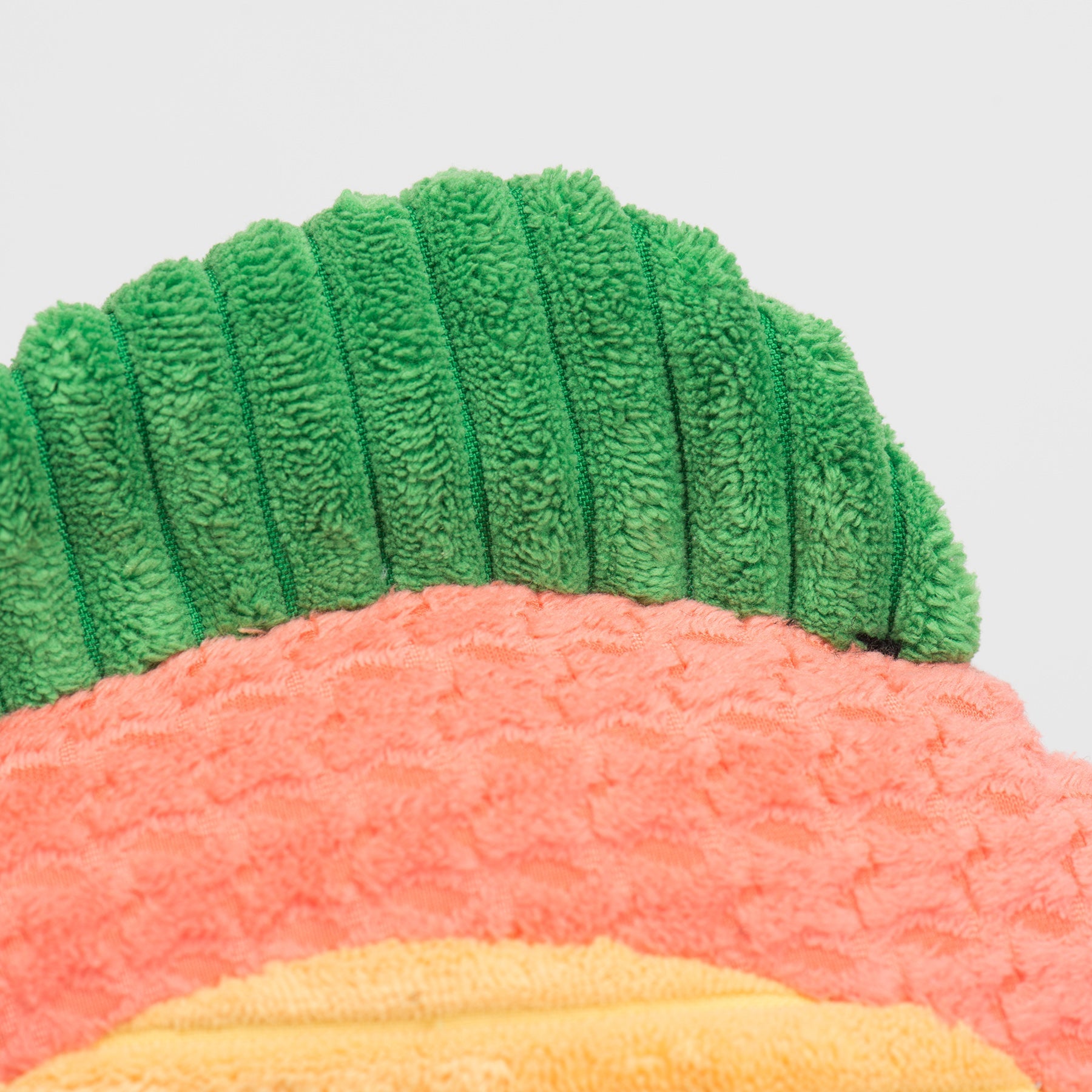 Trout Knotties® Plush Dog Toy with Squeaker, Half-Rounded Shape