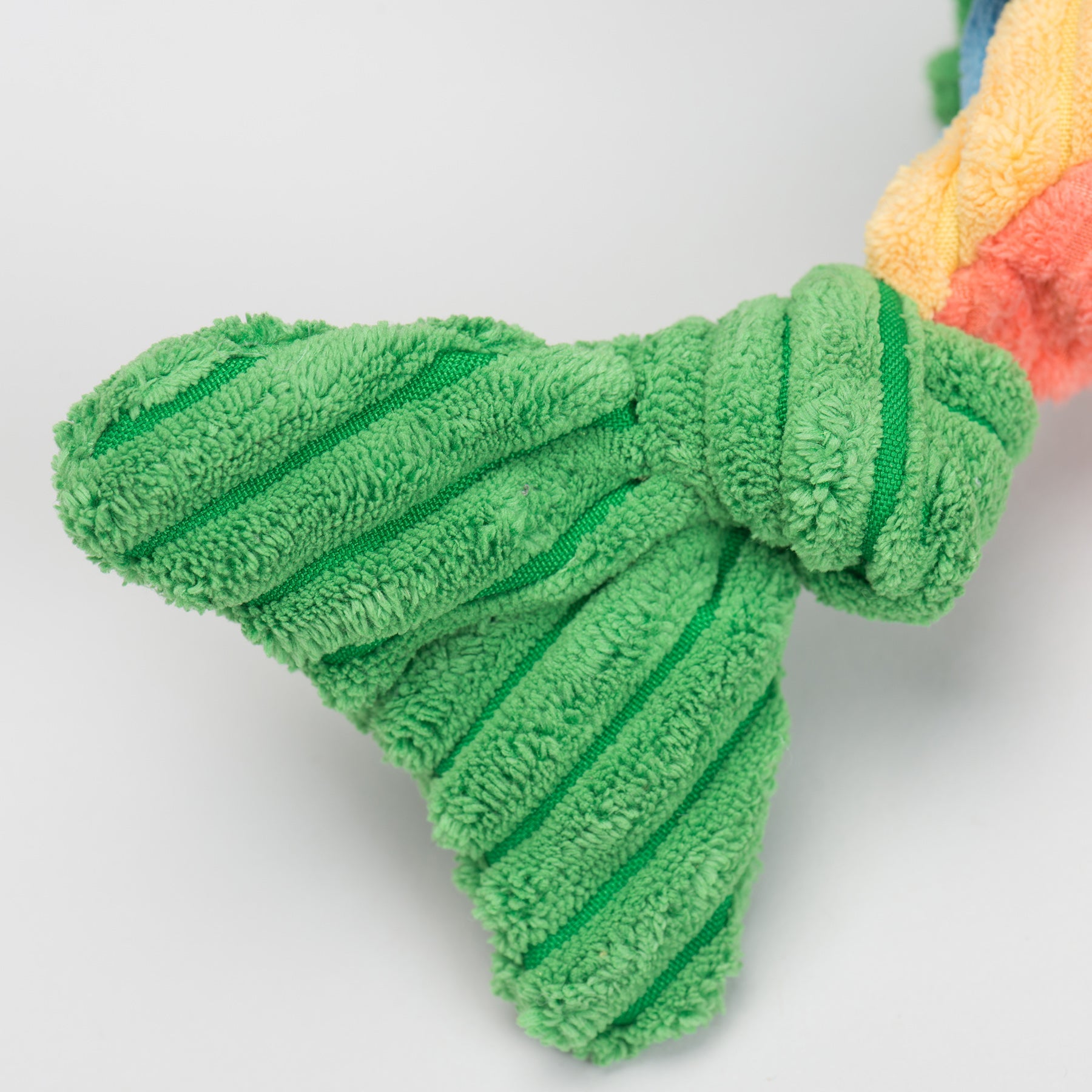 Trout Knotties® Plush Dog Toy with Squeaker, Half-Rounded Shape