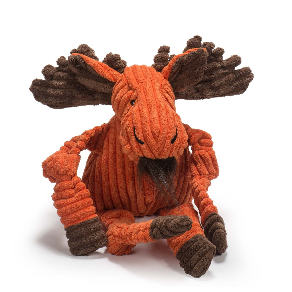 Knotted Plush Dog Toy with Multiple Squeakers