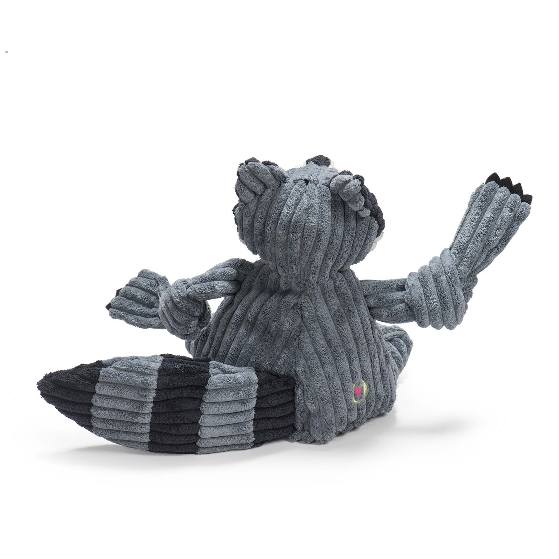 Knotted Plush Dog Toy with Multiple Squeakers, Small or Large
