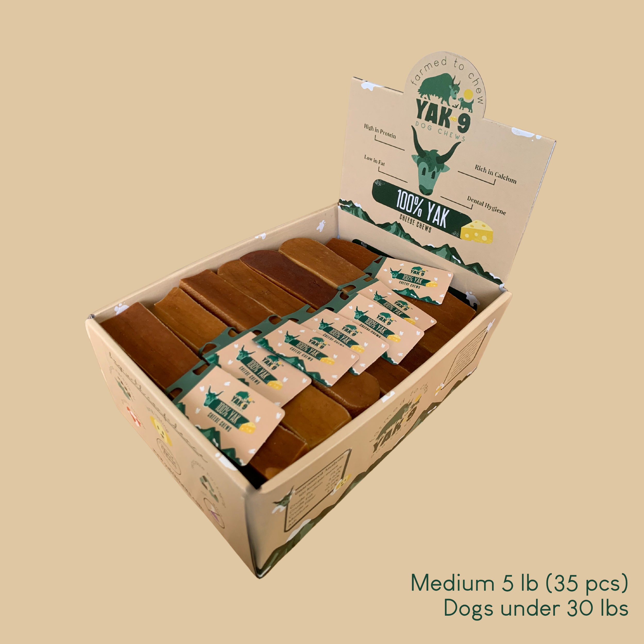 Yak-9 Himalayan Yak Milk Dog Chew
