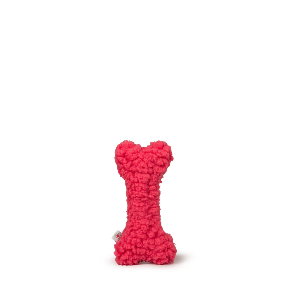 HuggleFleece Pink Bone Dog Toy – Limited Edition, Two Sizes