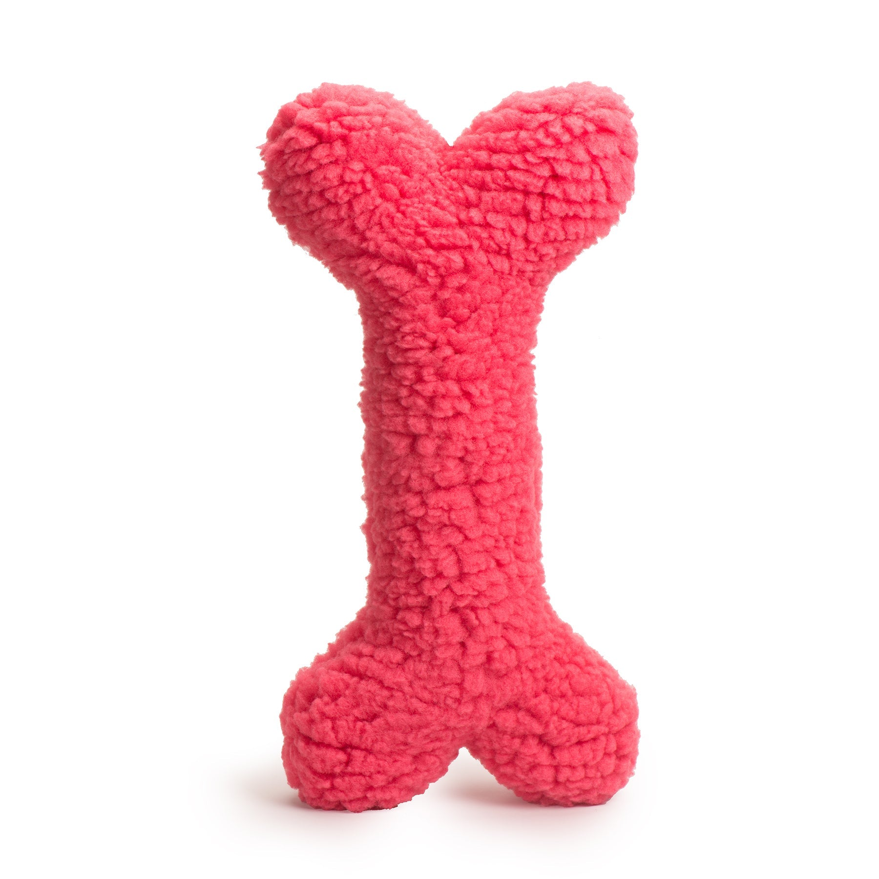 HuggleFleece Pink Bone Dog Toy – Limited Edition, Two Sizes