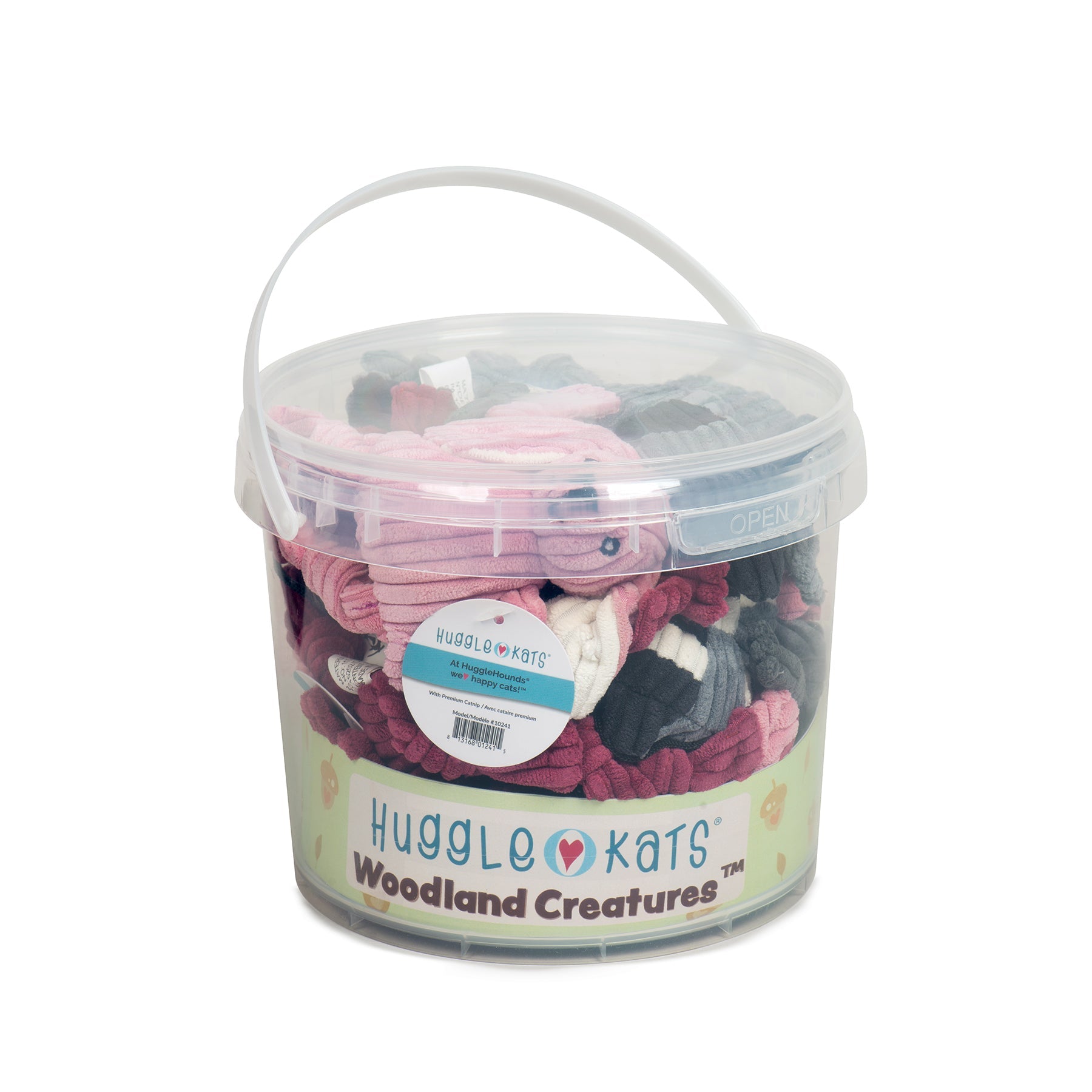 HuggleKats Woodland Catnip Toy Set, 12-Pack