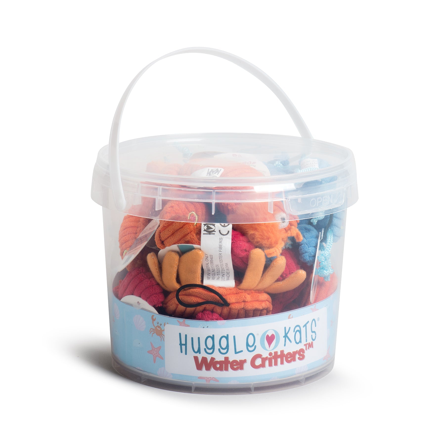Aquatic Catnip Cat Toys, Set of 12 Water-Themed Designs