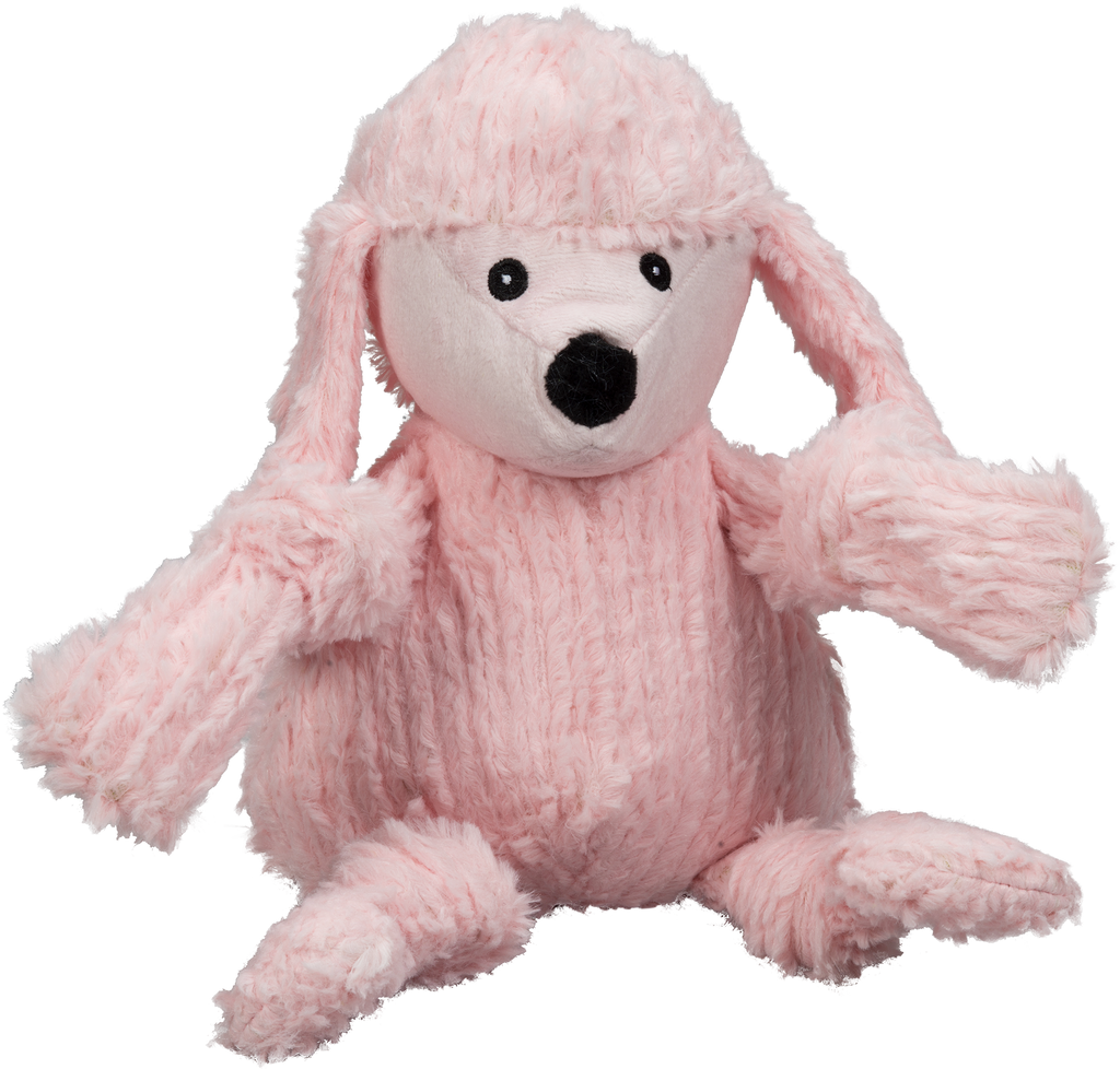 Diva the Pink Poodle Knottie® Plush Dog Toy