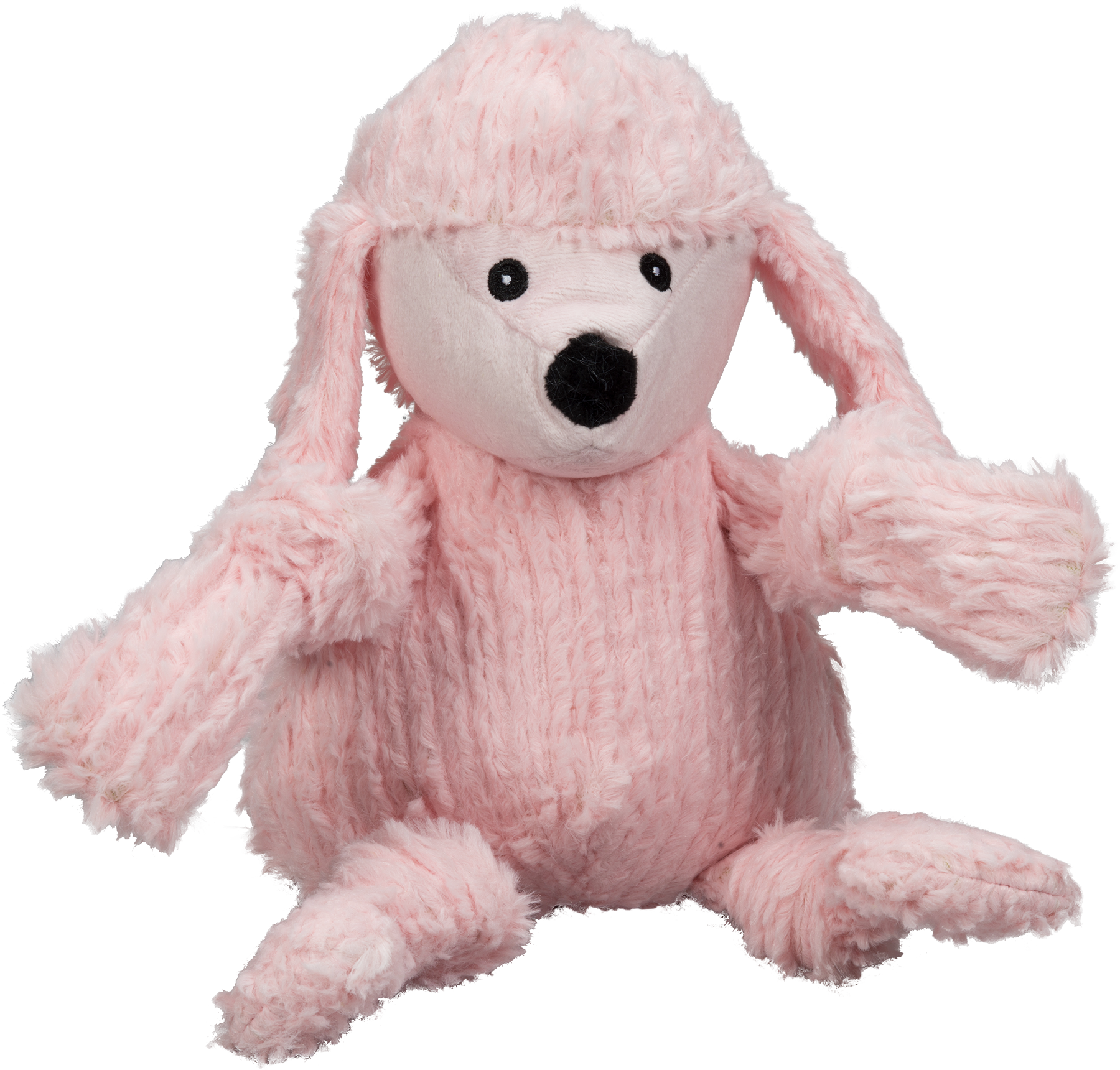 Diva the Pink Poodle Knottie® Plush Dog Toy