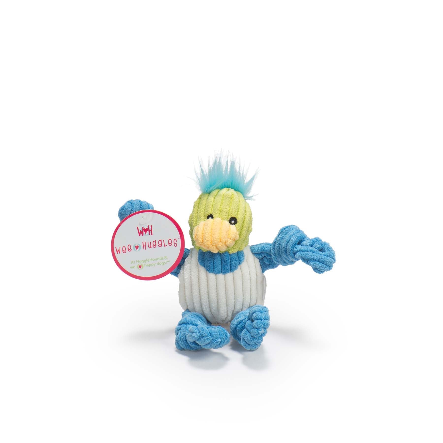 Wee Huggles 6-Pack Plush Dog Toys for Small Breeds