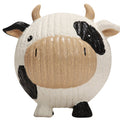 Dottie the Cow Ruff-Tex Ball Dog Toy, 3" Latex, Squeaks & Floats