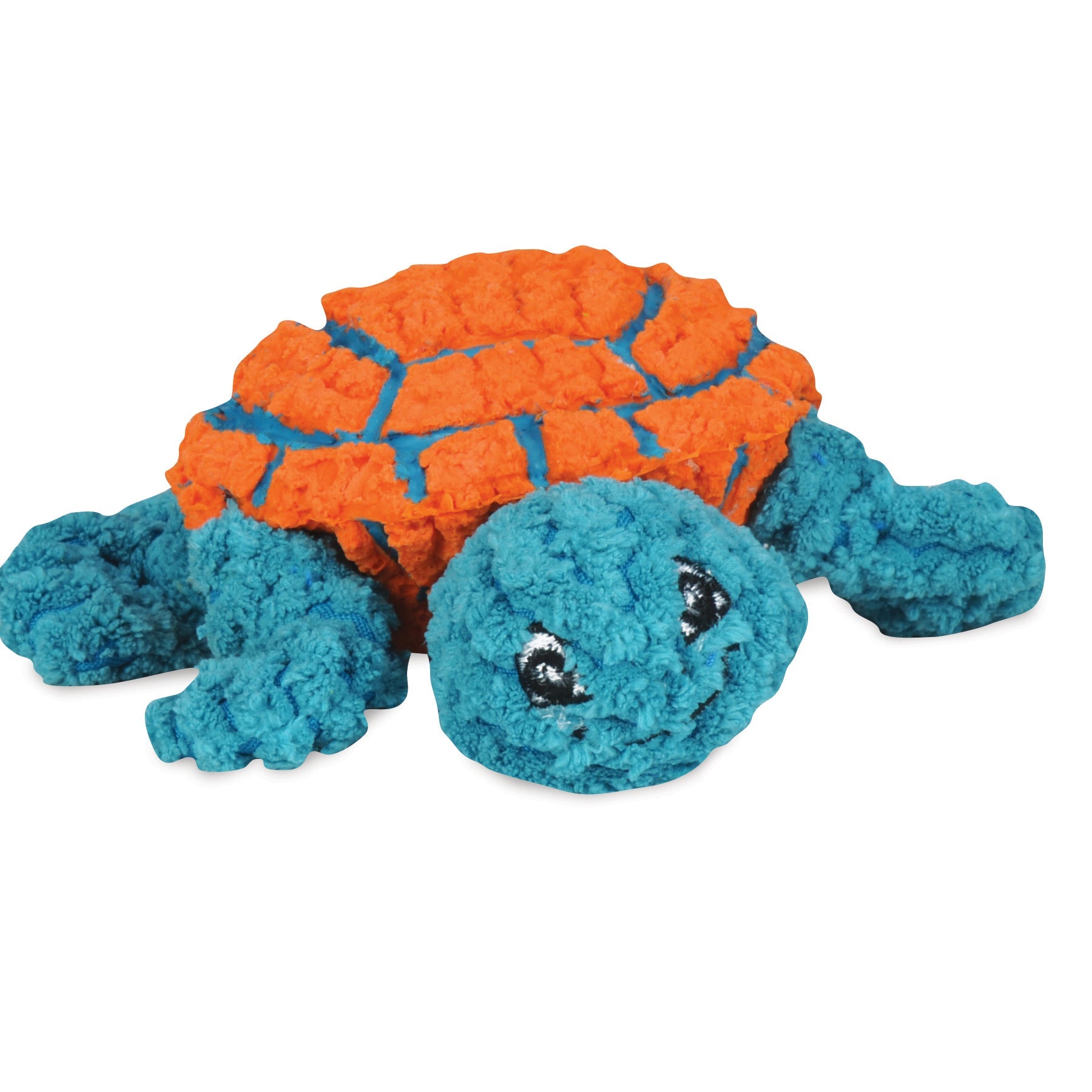 Dude Turtle Plush and Ruff-Tex Dog Toy, 7.5"