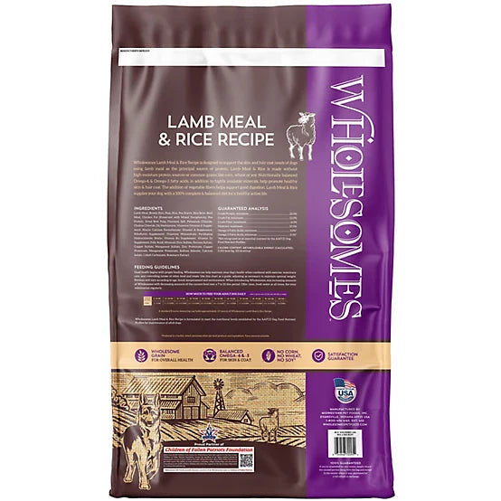 Lamb Meal & Rice Dog Food for Sensitive Adult Dogs