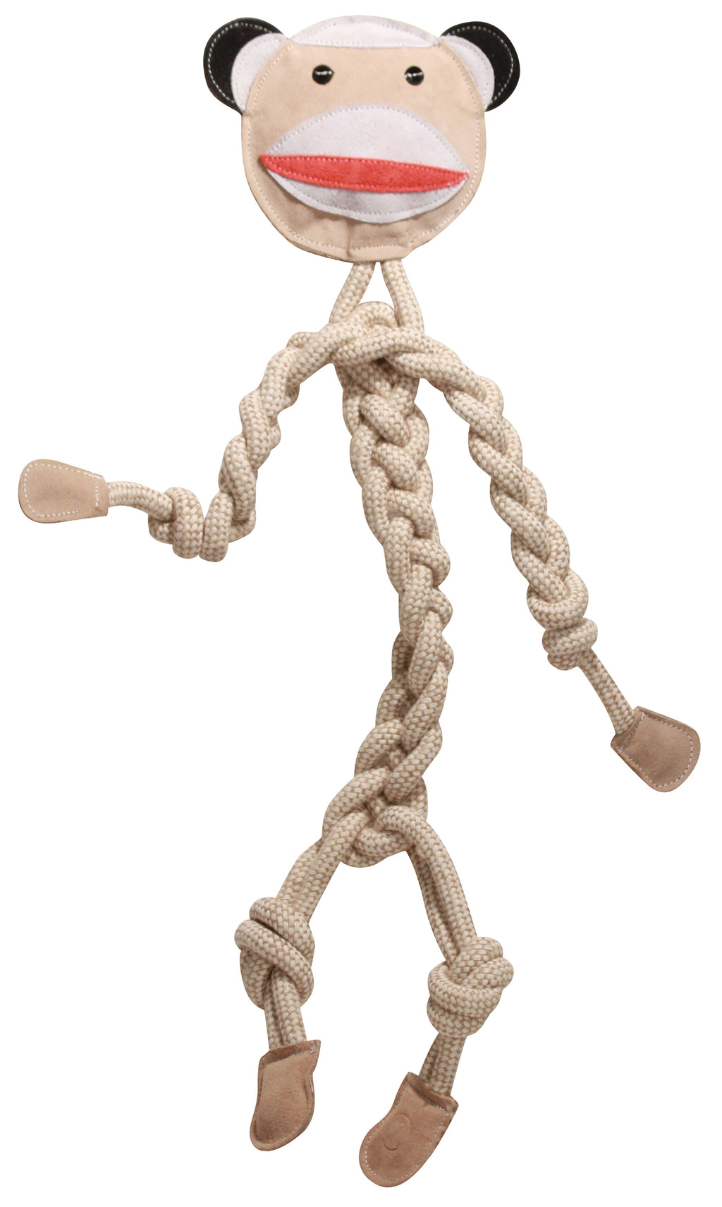 Rope Knotties® Dog Tug Toy Set – Natural Cotton, Hemp, Leather