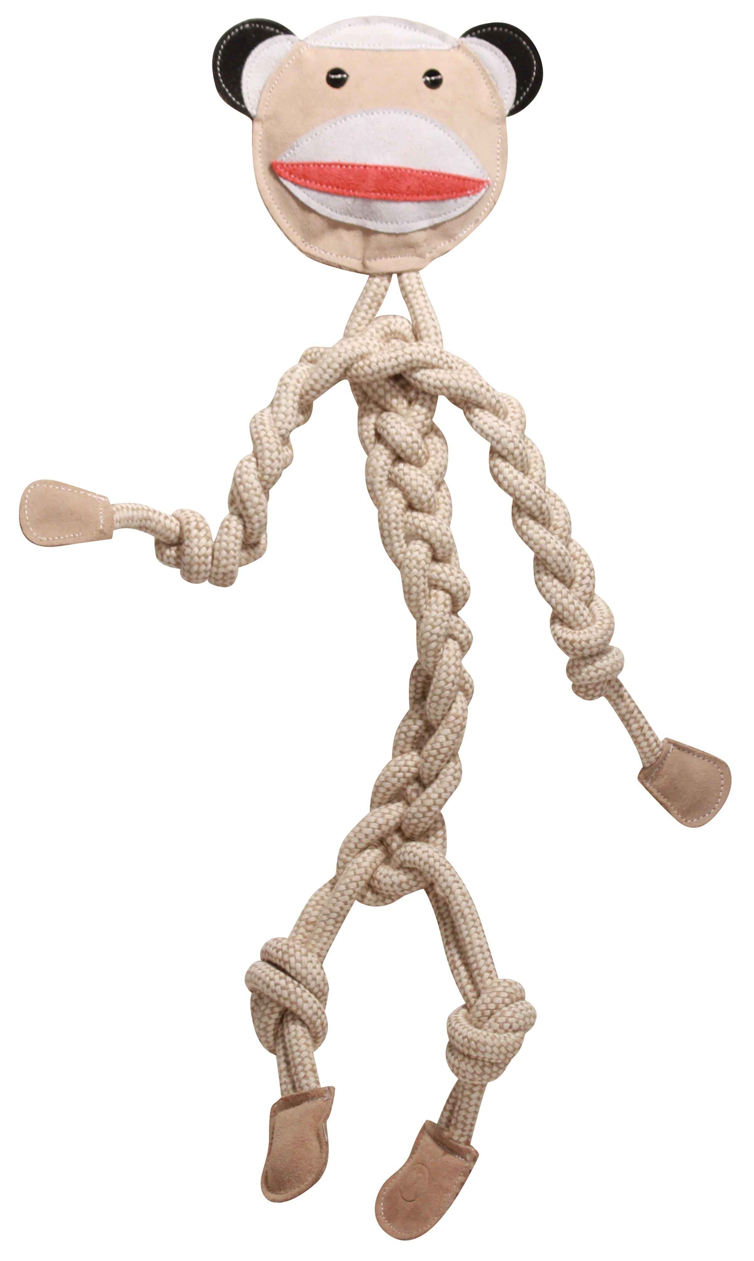 Rope Knotties® Dog Tug Toy Set – Natural Cotton, Hemp, Leather