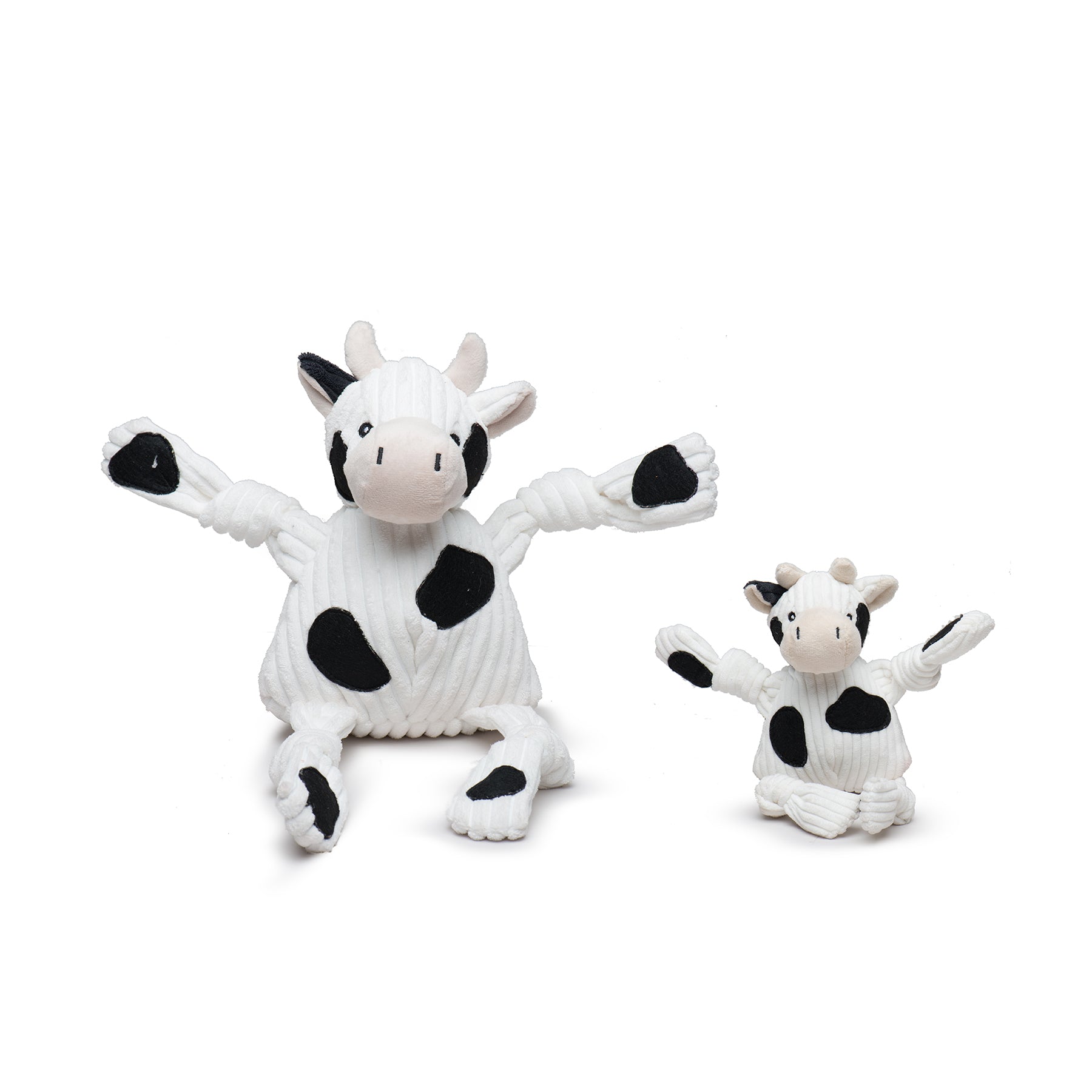 Knotted Plush Dog Toy with Tuffut Technology, Multiple Squeakers