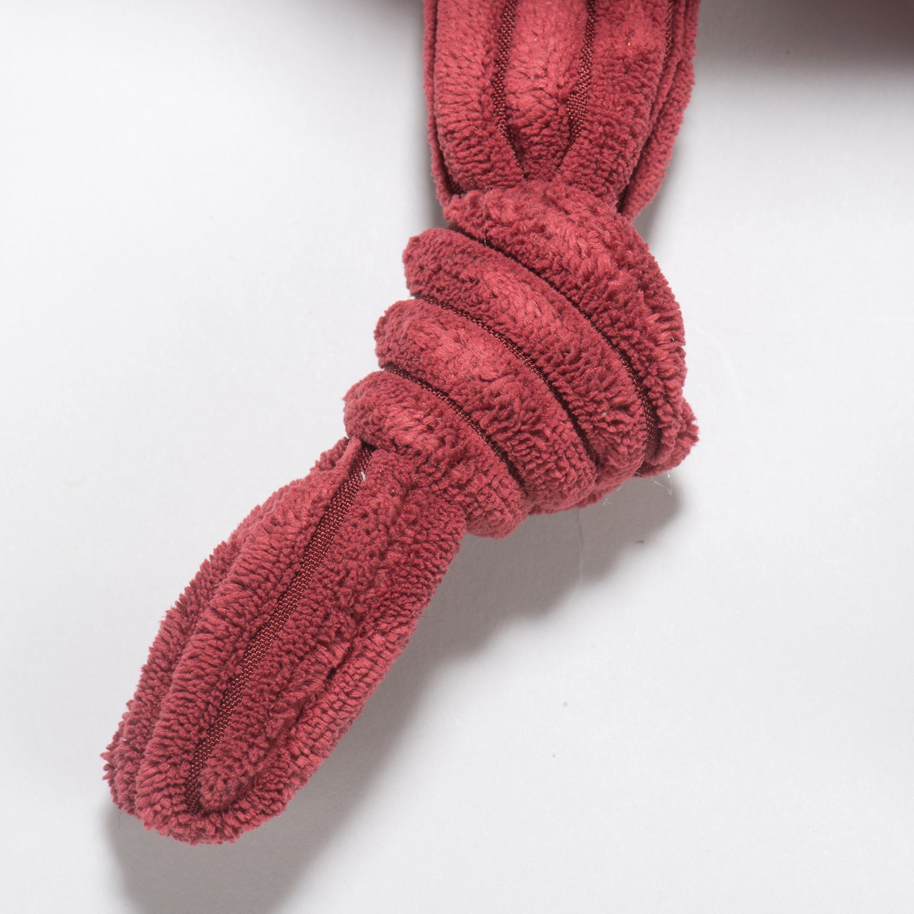 Knotted Plush Dog Toy with Multiple Squeakers, Small or Large