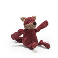 Knotted Plush Dog Toy with Multiple Squeakers, Small or Large