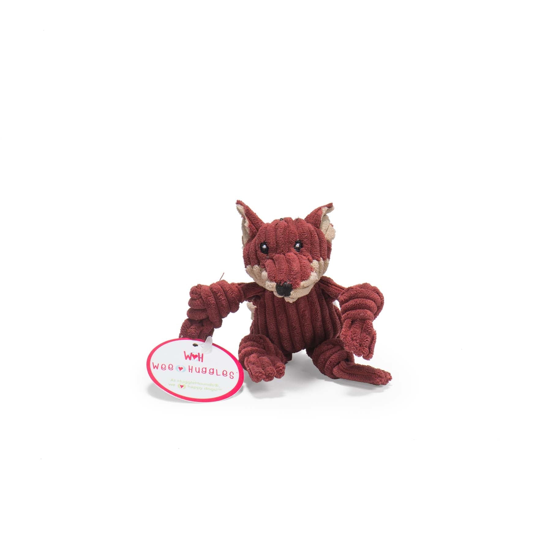 Wee Huggles 6-Pack Plush Dog Toys for Small Breeds