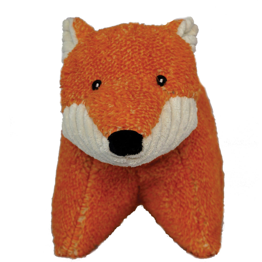 Squooshie Fox Plush Dog Toy with Tweedy Texture, 14-Inch