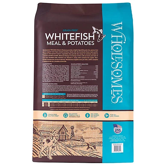 Wholesomes Grain-Free Whitefish Meal & Potatoes Dog Food