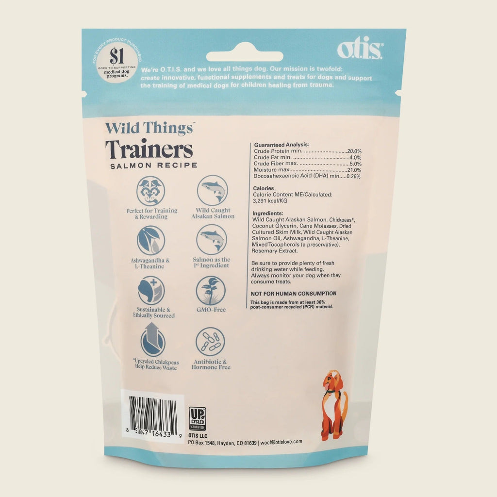 Salmon Training Treats for Dogs with DHA, 4 oz Resealable Bag