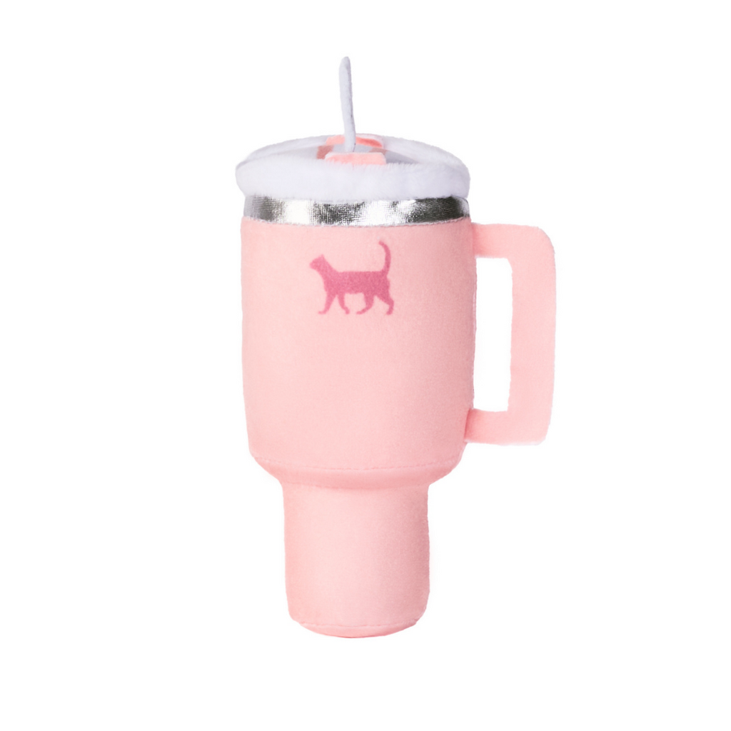 PUPROAR Kitty Cup Plush Cat Toy with Catnip and Crinkle Paper