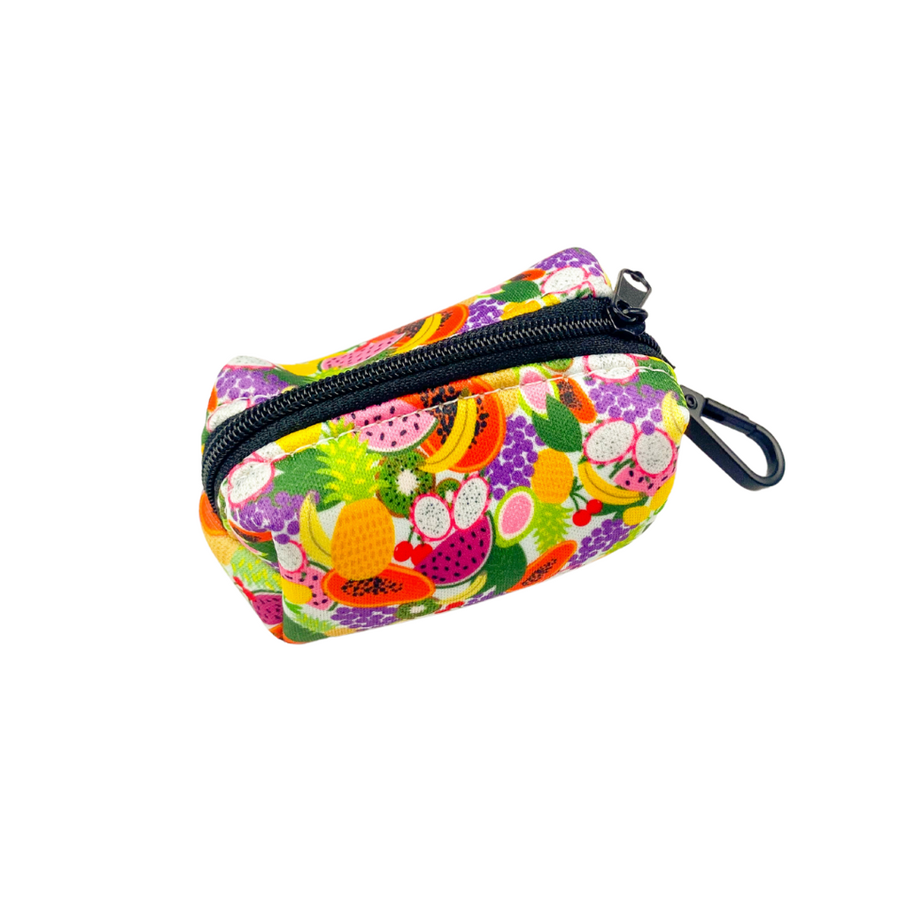Tutti Frutti Neoprene Waste Bag Holder for Leash or Bag