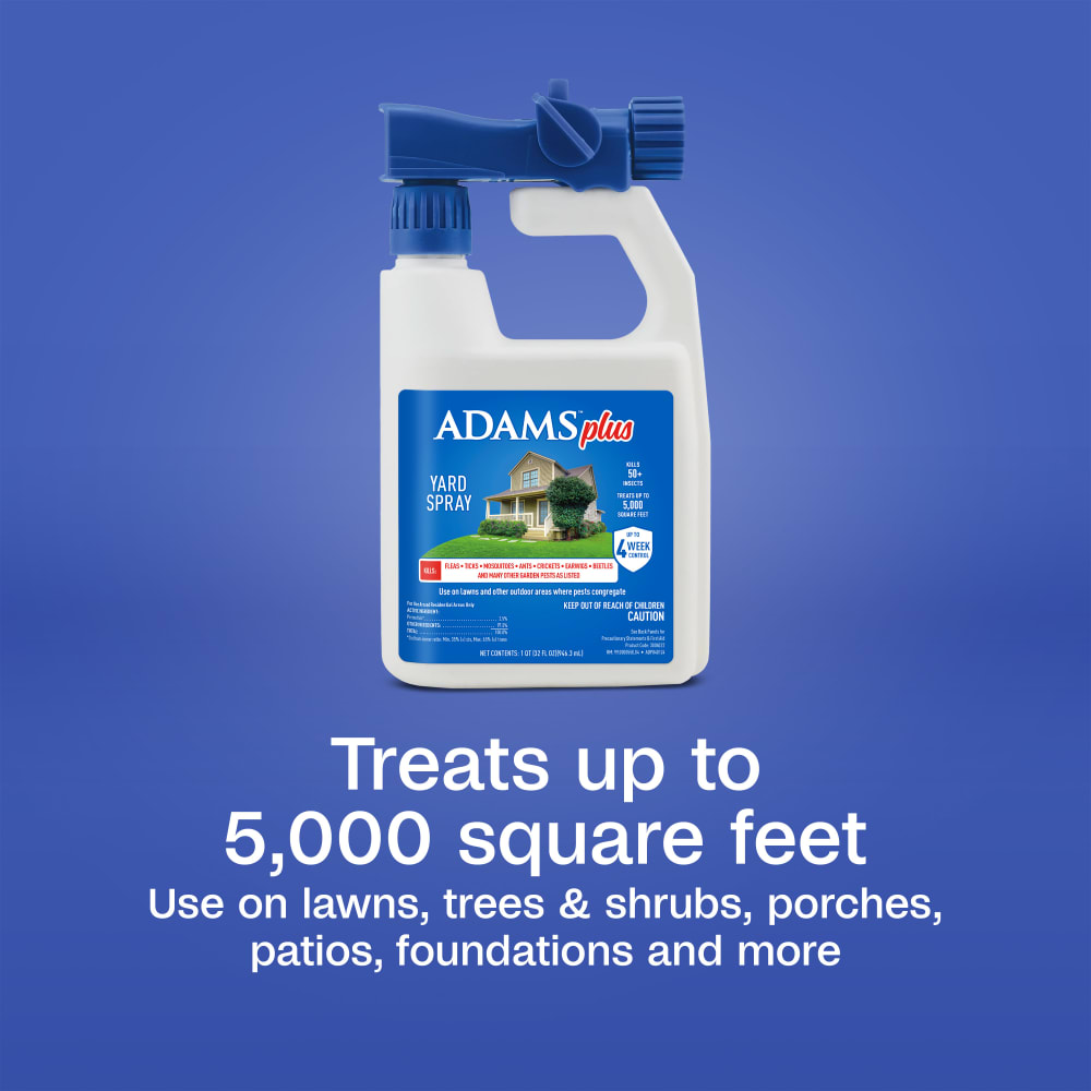 Adams Complete Indoor & Outdoor Flea Treatment System for Large Dogs 31–60 lbs