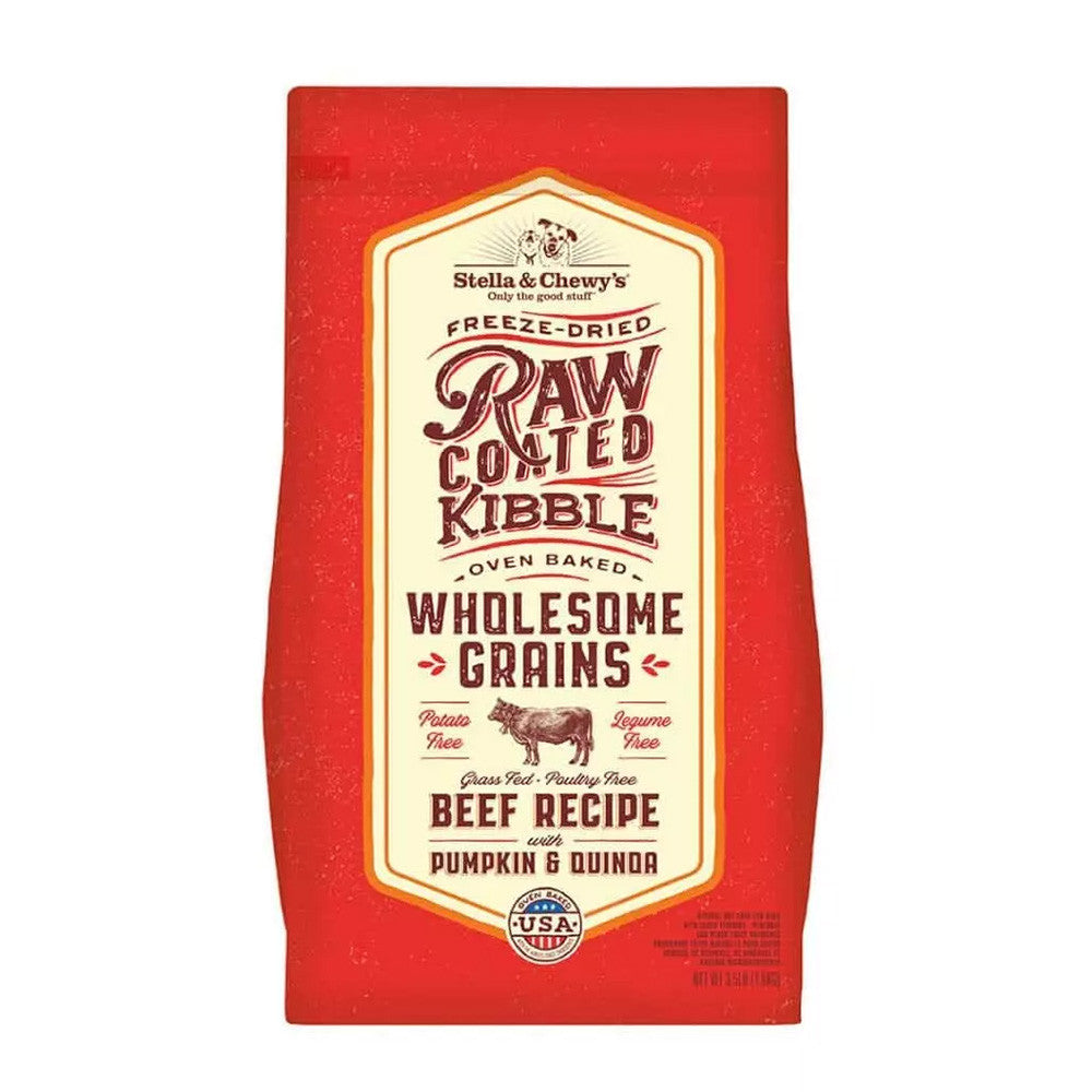 Freeze Dried Raw Coated Beef & Grain Kibble for Dogs