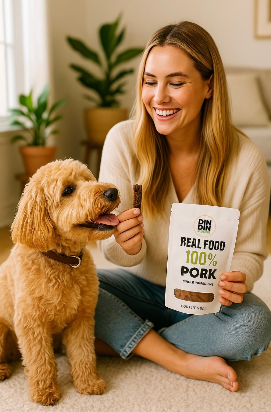 100% Pork Dog Treats, Single Ingredient, 5 oz Bag