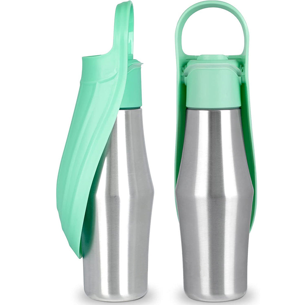 Portable Stainless Steel Pet Water Bottle, 750ml