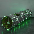 Glow-in-the-Dark Plush Cat Tunnel with Vents and Toy, 47"