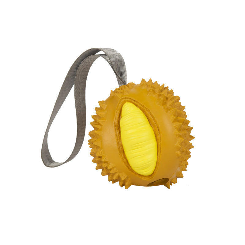 Rubber Dog Chew Toy in Fruit Shapes, Multiple Sizes