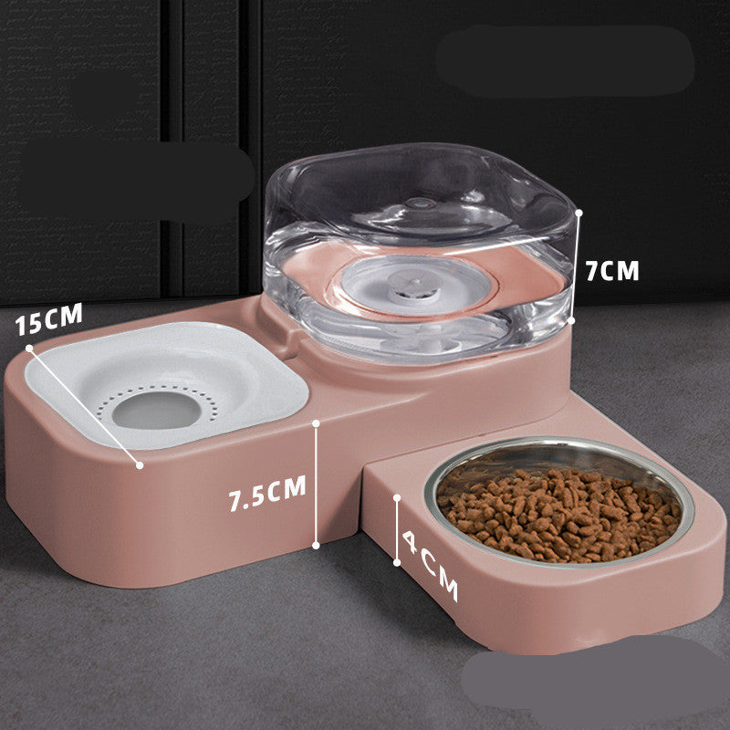 Dual Pet Feeding and Water Bowl Set – Multiple Colors and Styles